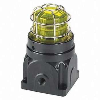 FEDERAL SIGNAL Strobe Light Yellow FPM 60 Xenon 0.34A, 46KT91