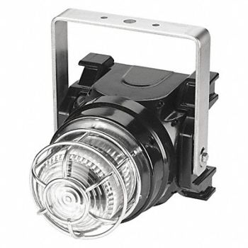 FEDERAL SIGNAL Strobe Light Clear Xenon 0.34A Brckt Mnt, 46KU10