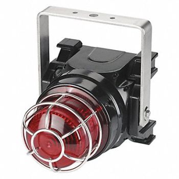 FEDERAL SIGNAL Strobe Light Red Xenon 1.50A Brckt Mnt, 46KT99