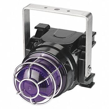 FEDERAL SIGNAL Strobe Light Magenta Xenon 0.45A 120VAC, 46KU05
