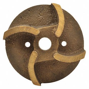 DAYTON Impeller Brass 2 in Dia., 46L343