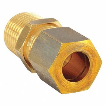 LEGRIS Adptr Brass CompxBSPT 8mmx3/8In PK10, 46M662