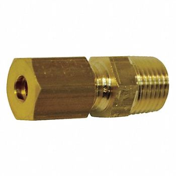 LEGRIS Adptr Brass CompxBSPT 12mmx1/2In PK10, 46M669