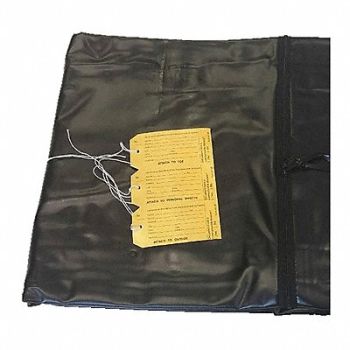 FSI Cadaver Bag White Vinyl 90in. Lx42in. W, 46MN54