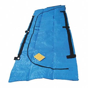 FSI Cadaver Bag Blue Vinyl 92-1/2 in L, 46MN55