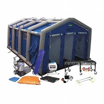 FSI Decontamination Shower Blue 1000 lb., 46MN65