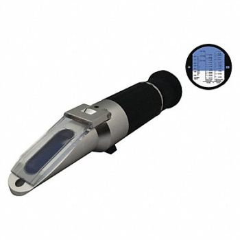 LAXCO INC Analog Refractometer Hand Held 7-1/2in.L, 46MP22