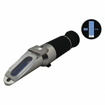 LAXCO INC Analog Refractometer Brix 1in.H 1in.dia, 46MP29