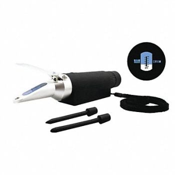LAXCO INC Analog Refractometer Brix 9in.Lx1-1/2inW, 46MP44