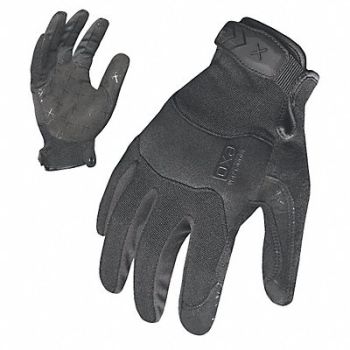 IRONCLAD Mechanics Gloves Black L PR, 46MP72