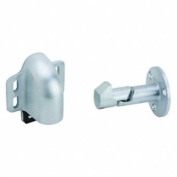 IVES Door Stop 3-11/16 in H Wall Mount, 46TM57
