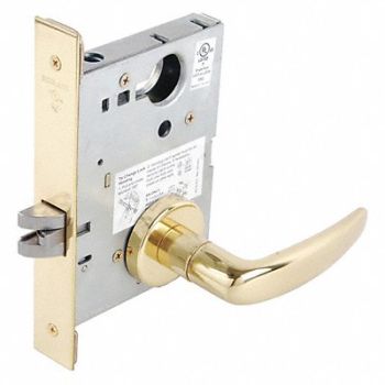 SCHLAGE Passage Latch 07A Trim Bright Brass, 46TN25