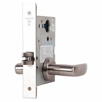 SCHLAGE Passage Latch 07A Trim Stainless Steel, 46TN29