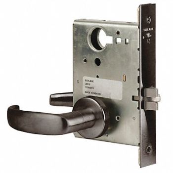 SCHLAGE Passage Latch 17A Trim Dark Bronze, 46TN30