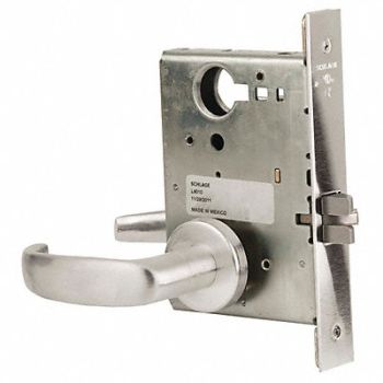SCHLAGE Passage Latch 17A Trim Stainless Steel, 46TN32