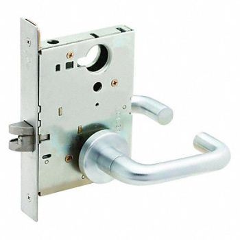 SCHLAGE Passage Latch 03A Trim Satin Chrome, 46TN21