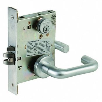 SCHLAGE Classroom Lock 03A Trim SatinChrome C123, 46TN44