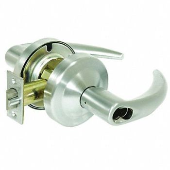 SCHLAGE Lever Lockset Mechanical Storeroom Grd.1, 46TN91