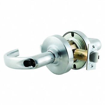 SCHLAGE Lever Lockset Mechanical Storeroom Grd.1, 46TN96