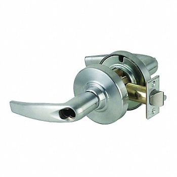 SCHLAGE Lever Lockset Mechanical Storeroom Grd.1, 46TN89