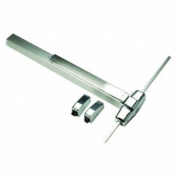 VON DUPRIN Rim Heavy Satin Chrome Fits 4-3/4inW, 40JF22