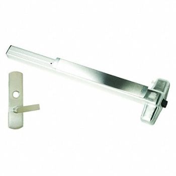 VON DUPRIN Rim 36 in Door W Series 99 Satin Chrome, 46TW77