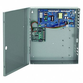 VON DUPRIN Power Supply 4A 12/24VDC w/Fire Alarm, 46TX06