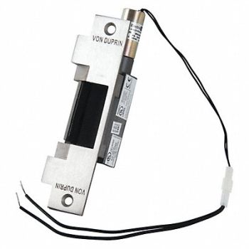VON DUPRIN Electric Strike 24VDC 6-3/8 in H, 46TX36