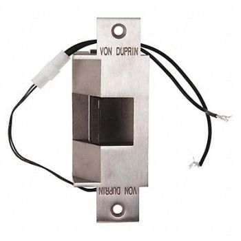 VON DUPRIN Electric Strike 24VDC 2-3/16 in W, 46TX37