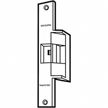 VON DUPRIN Electric Strike 24VDC 3/4 in Bolt Throw, 46TX38