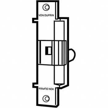 VON DUPRIN Electric Strike 24VDC Fail Secure, 46TX41