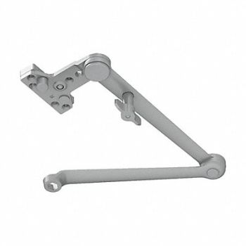 LCN Hold Open Arm Silver Alum 14-1/16 in L, 46TY43