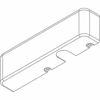 LCN Standard Cover Alum 12-1/4 in L LH, 46TZ06