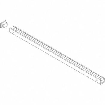 LCN Standard Track Silver Aluminum 27 in L, 46TZ74