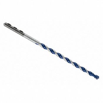 BOSCH Hammer Masonry Drill 1/4in Carb Tip PK10, 46U364