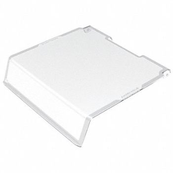 AKRO-MILS Bin Lid Clear Polystyrene 10 1/2 in, 46U436