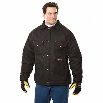 REFRIGIWEAR H4947 UtilityJacket Insulated Mens Blk 3XL, 46V984