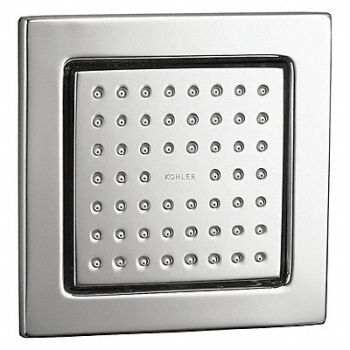 KOHLER Fixed Showerhead Square 2.5 gpm, 46Y251
