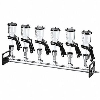 LAB SAFETY SUPPLY Vacuum Manifold PSF Funnel 6-Place, 46Z323