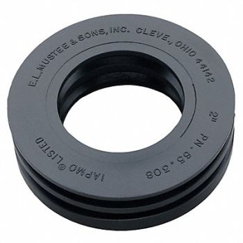 MUSTEE Drain Seal Rubber Black 2 In, 46Z650