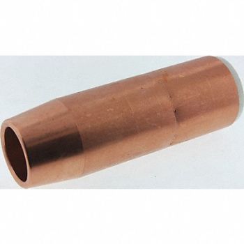 AMERICAN TORCH TIP ATTC Copper Tapered MIG Weld Nozzle PK2, 46Z745