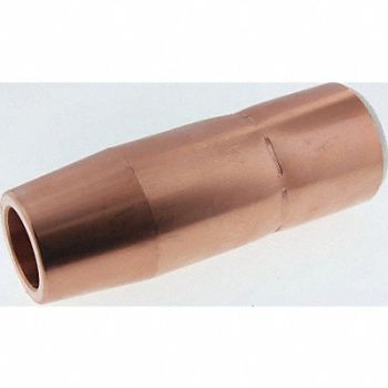 AMERICAN TORCH TIP ATTC Copper Tapered MIG Weld Nozzle PK2, 46Z804