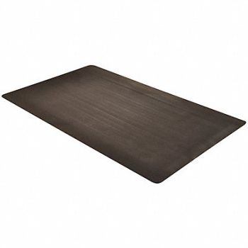NOTRAX Antifatigue Runner Black 4ft. x 75ft., 25PJ76