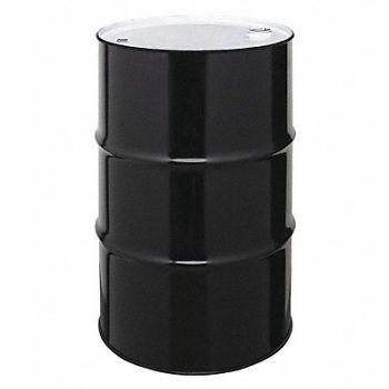 GRAINGER APPROVED Transport Drum Black 20ga 0.9mm, 476H49