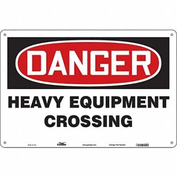 CONDOR J8679 Safety Sign 24 in x 36 in Polyethylene, 476L10