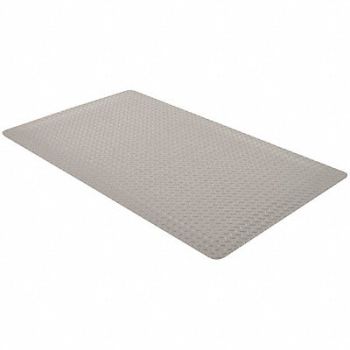 NOTRAX Antifatigue Mat Gray 3ft. x 12ft., 25PJ89