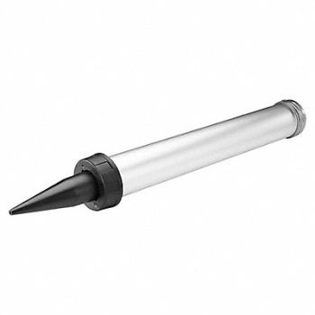 MILWAUKEE Caulk Gun Barrel 20 oz Aluminum, 14P350
