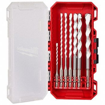 MILWAUKEE Rotary Hammer Drill Bit Set Hex Shank, 798HJ5