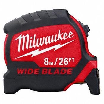 MILWAUKEE Tape Measure Blade 26 ft./8m L, 55ED64
