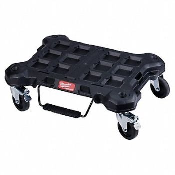 MILWAUKEE Black Tool Box Dolly Polymer, 55EK71